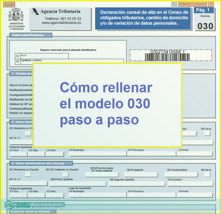 Cómo presentar el Modelo 030 Censo de Obligados Tributarios Actualizado ...