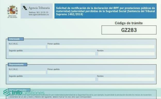 Cómo rellenar el Formulario Devolución IRPF Maternidad Actualizado 【 2025